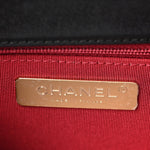 Lambskin Quilted Large Chanel 19 Flap Black