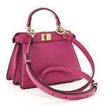Shiny Nappa Petite Peekaboo I SEE U Satchel Ciclamino Pilar