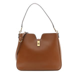 Smooth Calfskin Medium Camille 16 Soft Bag Tan