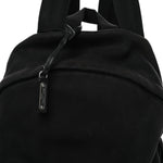 Canvas Signature Embroidered City Backpack Black