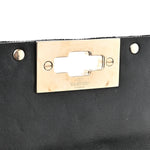 Velvet Small Rockstud Spike Shoulder Bag Black