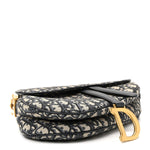 Oblique Saddle Bag Blue