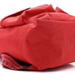 Canvas Quote Backpack Red White