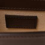 Glazed Calfskin Le Grand Bambino Midnight Brown