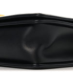 Lambskin Quilted New Medium Boy Flap Black