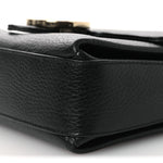 Dollar Calfskin Interlocking G Crossbody Bag Black