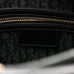 Patent Cannage Large Lady Dior Black