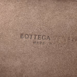 Nappa Intrecciato Chain Knot Clutch Black