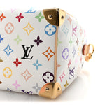 LV X TM Monogram Multicolor Speedy Bandouliere 25 White