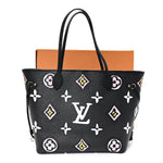 Monogram Giant Wild at Heart Neverfull MM Black