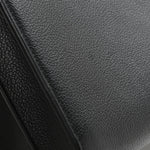 Grained Calfskin Large Sac De Jour Carryall Black