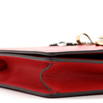 Calfskin Web Medium Peony Chain Shoulder Bag Red