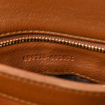 Roxy Calfskin Web Medium Blondie Shoulder Flap Bag Cuir