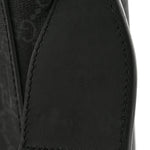 GG Supreme Monogram Appia Calfskin Web Mini Tote Bag Black