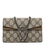 GG Supreme Monogram Super Mini Dionysus Shoulder Bag Taupe