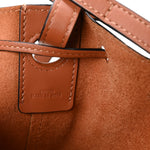 Calfskin Mini Balloon Bucket Bag Tan
