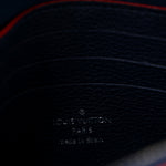 Soft Calfskin My Lockme Chain Pochette Marine Rouge