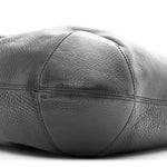 Pebbled Calfskin Medium Soho Chain Hobo Black