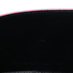Strass Suede Hourglass Top Handle Bag XS Pink