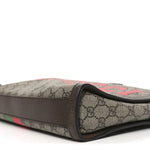 GG Supreme Monogram Textured Dollar Calfskin Web Gucci Tiger Slip Handle Tote Beige Ebony Live Red New Shamarock New Acero