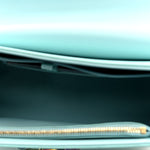 Iridescent Grained Calfskin Summer Splash Twist MM Blue