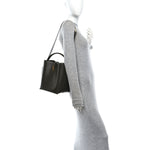 Shiny Calfskin Le 37 Bucket Bag Arabica