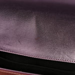 Metallic Patent Calfskin Quilted Medium Boy Flap Light Pink