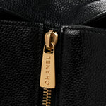 Caviar Quilted Petit Timeless Tote PTT Black