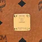 Visetos Medium Anya Top Zip Shopper Tote Cognac