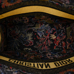 Canvas Zodiac Fantastico Embroidered Medium Book Tote Black Multicolor