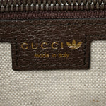 X ADIDAS Crystal Vintage Monogram Textured Dollar Calfskin Web Trefoil Logo Mini Bowling Bag Mid Natural Nut Off White New Acero