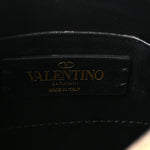 Metallic Grainy Calfskin Mini Vlogo Hobo Bag Gold