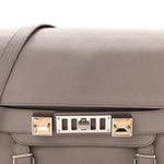 Smooth Calfskin PS11 Classic Shoulder Bag Mushroom