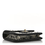 Tweed Braided Calfskin Mini My Own Frame Flap Grey Black