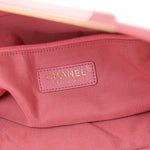 Caviar Quilted A Real Catch Clutch Pink