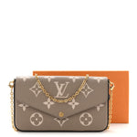 Empreinte Monogram Giant Felicie Pochette Tourterelle Creme