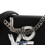 Canvas Printed Small Love Lola Bag Black