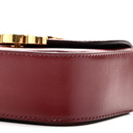 Shiny Calfskin Mini Chain Claude Burgundy