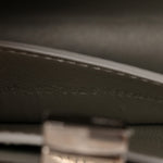 Stingray Shiny Nappa Petite Peekaboo I SEE U Satchel Beige