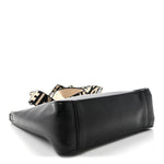 Eco Alter Nappa Perforated Logo Mini Crossbody Black