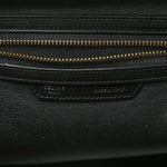Snakeskin Smooth Calfskin Mini Tri-Color Luggage Fuchsia