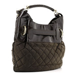 Nylon Quilted Bromley Hobo Brown