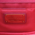 Hammered Calfskin Mini Vara Bow Crossbody Bag Agata Rosa
