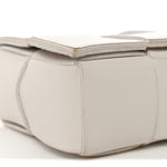 Lambskin Maxi Intreccio Candy Cassette Crossbody Bag Chalk
