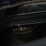 Caviar Quilted Medallion Tote Black