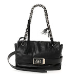 Calfskin Medium Modu Shoulder Bag Black