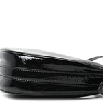 Patent Naplak Arque Shoulder Bag Black