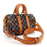 LV Vers Damier Ebene Keepall Bandouliere 25