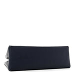 Grained Calfskin Lockme Shopper Navy