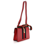 Calfskin Small Sylvie Shoulder Bag Hibiscus Red